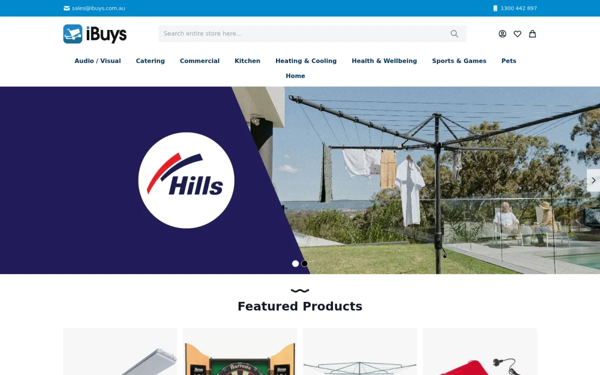 iBuys storefront screenshot